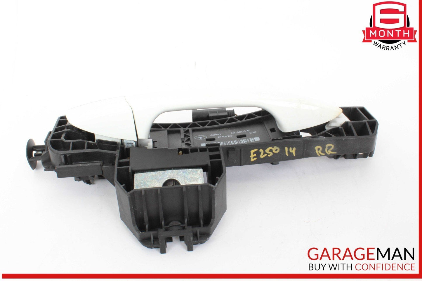 14-16 Mercedes W212 E250 Right Passenger Side Exterior Door Handle White OEM