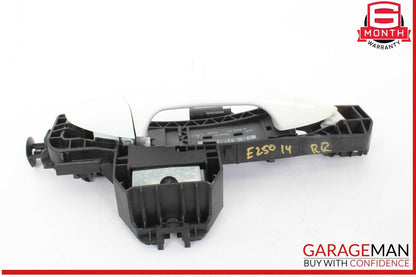 14-16 Mercedes W212 E250 Right Passenger Side Exterior Door Handle White OEM
