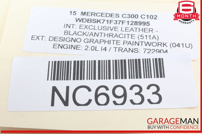 15-20 Mercedes W205 C300 C400 C350e Rear Right Door Lock Latch Actuator OEM