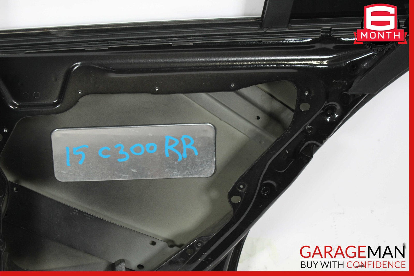 15-21 Mercedes W205 C300 C400 Sedan Rear Right Passenger Side Door Shell Black