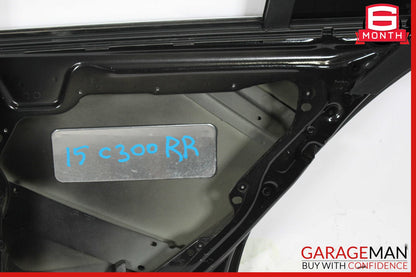 15-21 Mercedes W205 C300 C400 Sedan Rear Right Passenger Side Door Shell Black