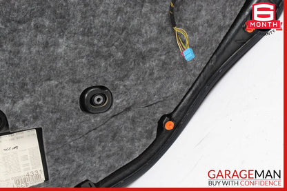 14-16 Mercedes W212 E350 E550 Rear Left Interior Door Panel Leather Black OEM