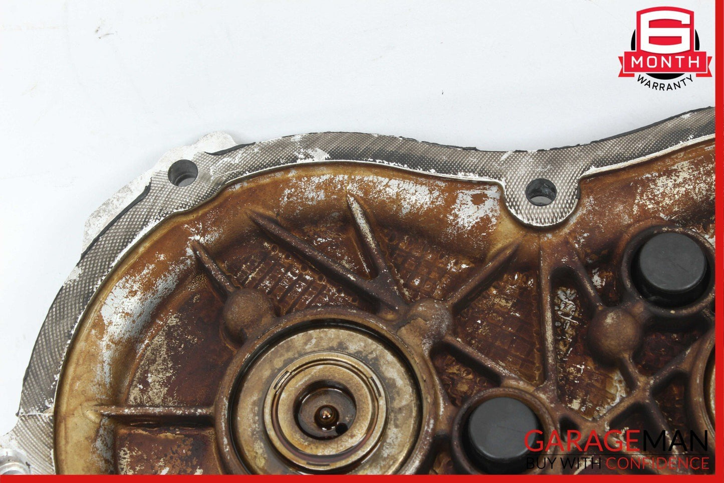 05-13 Mercedes W221 S550 Front Left Side Engine Timing Chain Cover Plate OEM