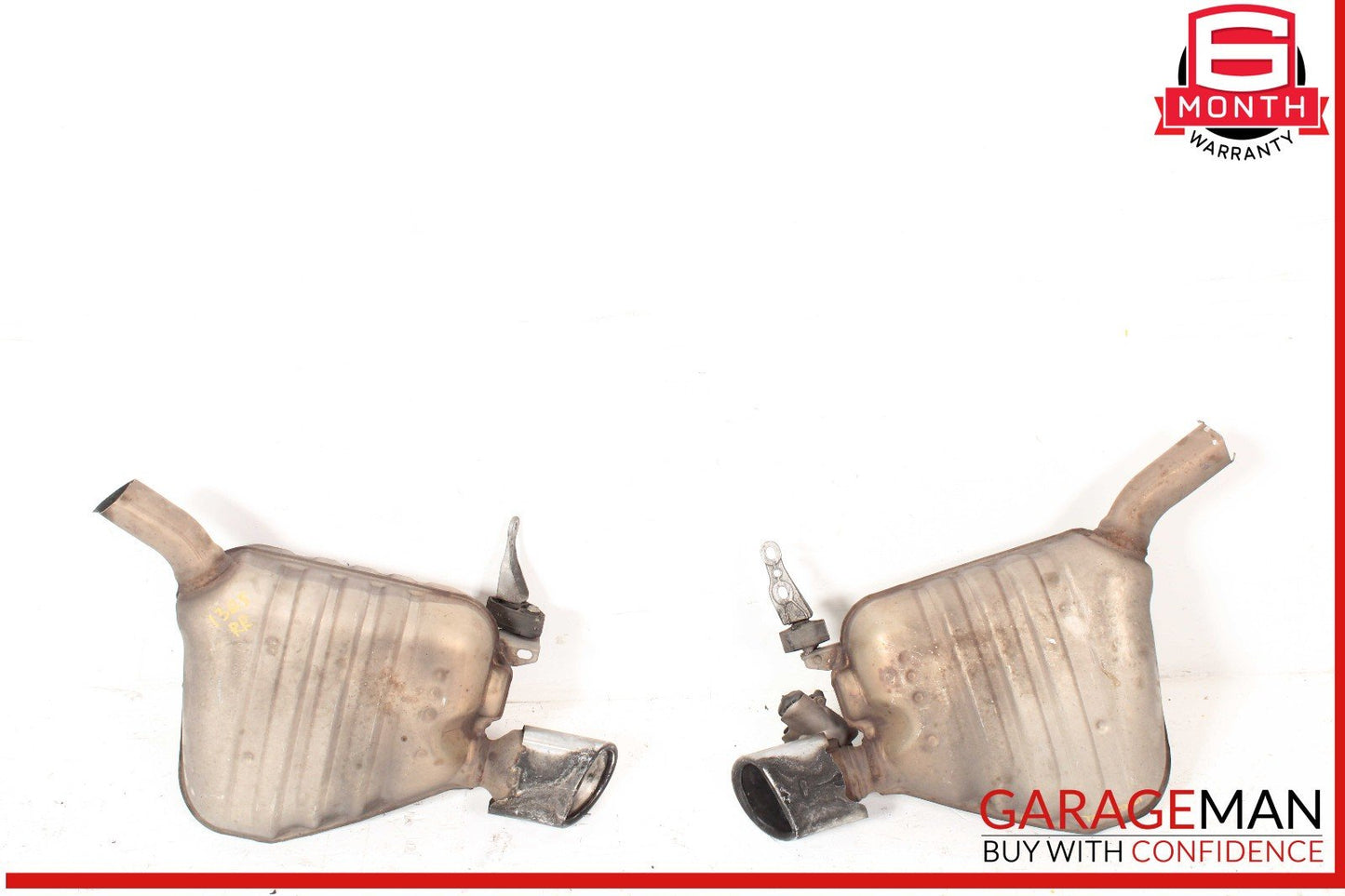 13-17 Audi Q5 Right & Left Side Exhaust Muffler Tail Pipe Set of 2 Pc OEM