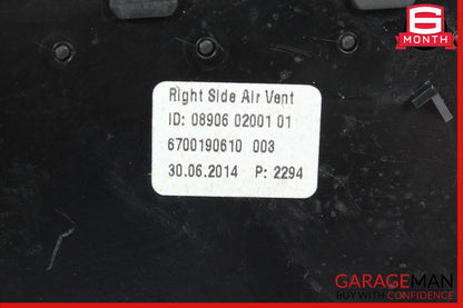 14-17 Maserati Ghibli Front Right Side Dash A/C AC Air Vent Trim Panel OEM
