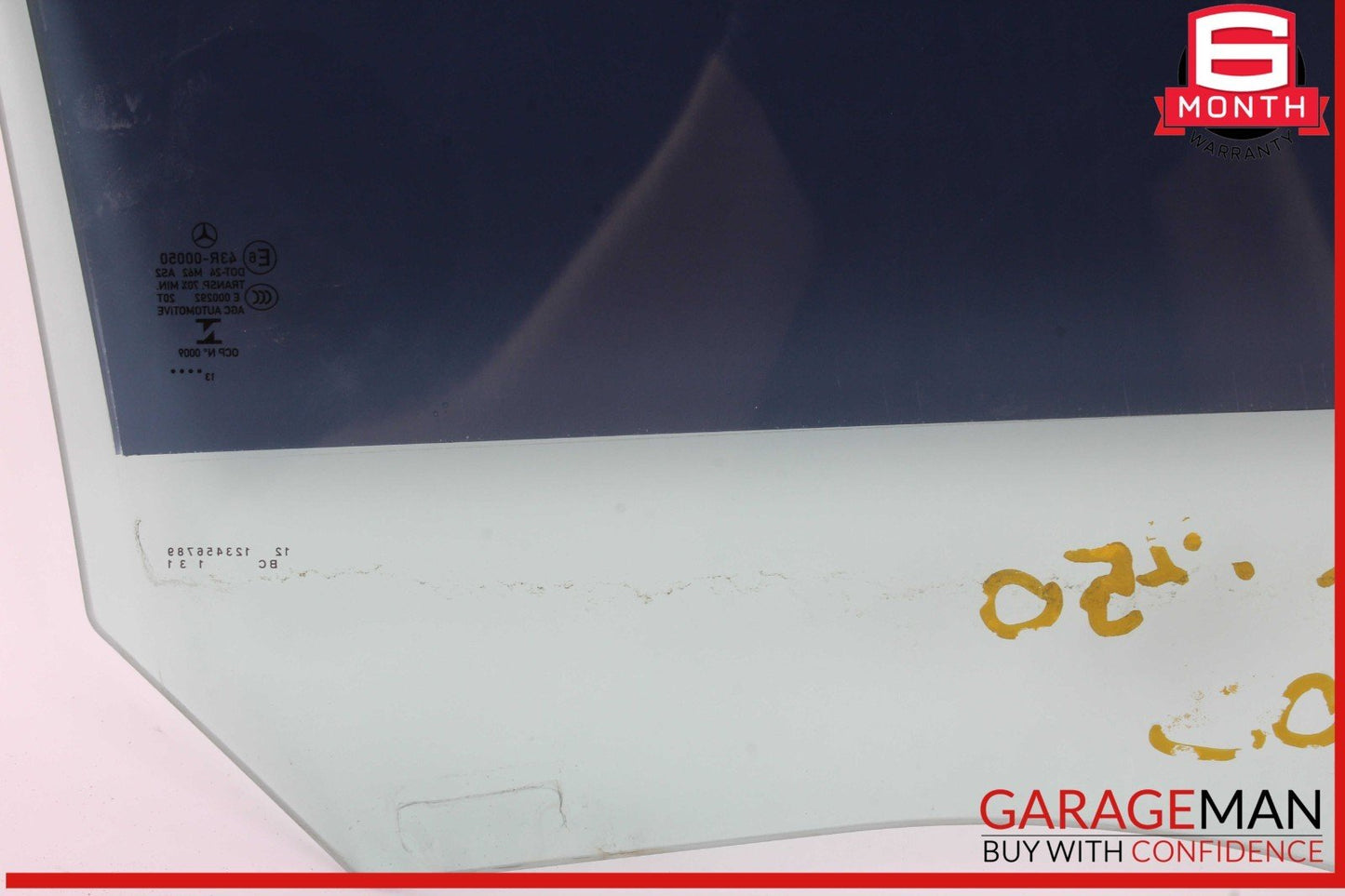 14-18 Mercedes W117 CLA250 Rear Left Driver Side Door Window Glass OEM