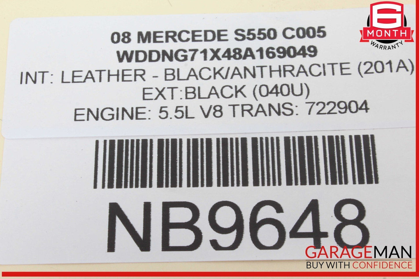 07-13 Mercedes W221 S550 S63 Front Left Driver Side Under Seat Control Unit OEM
