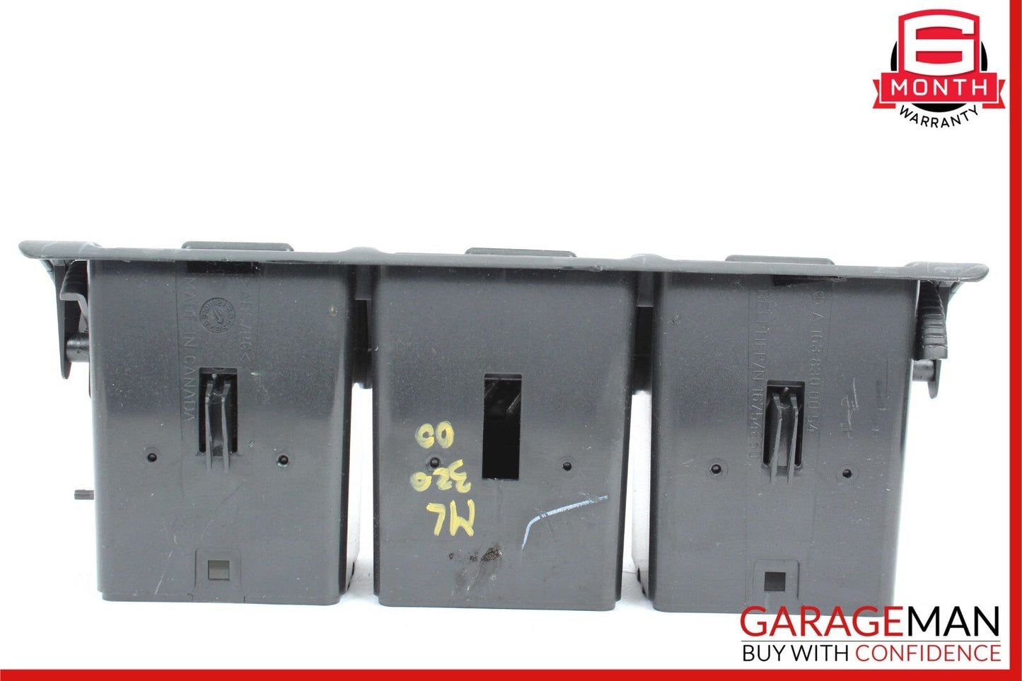 98-05 Mercedes W163 ML320 ML500 Dashboard Center A/C AC Air Vent Trim Black OEM