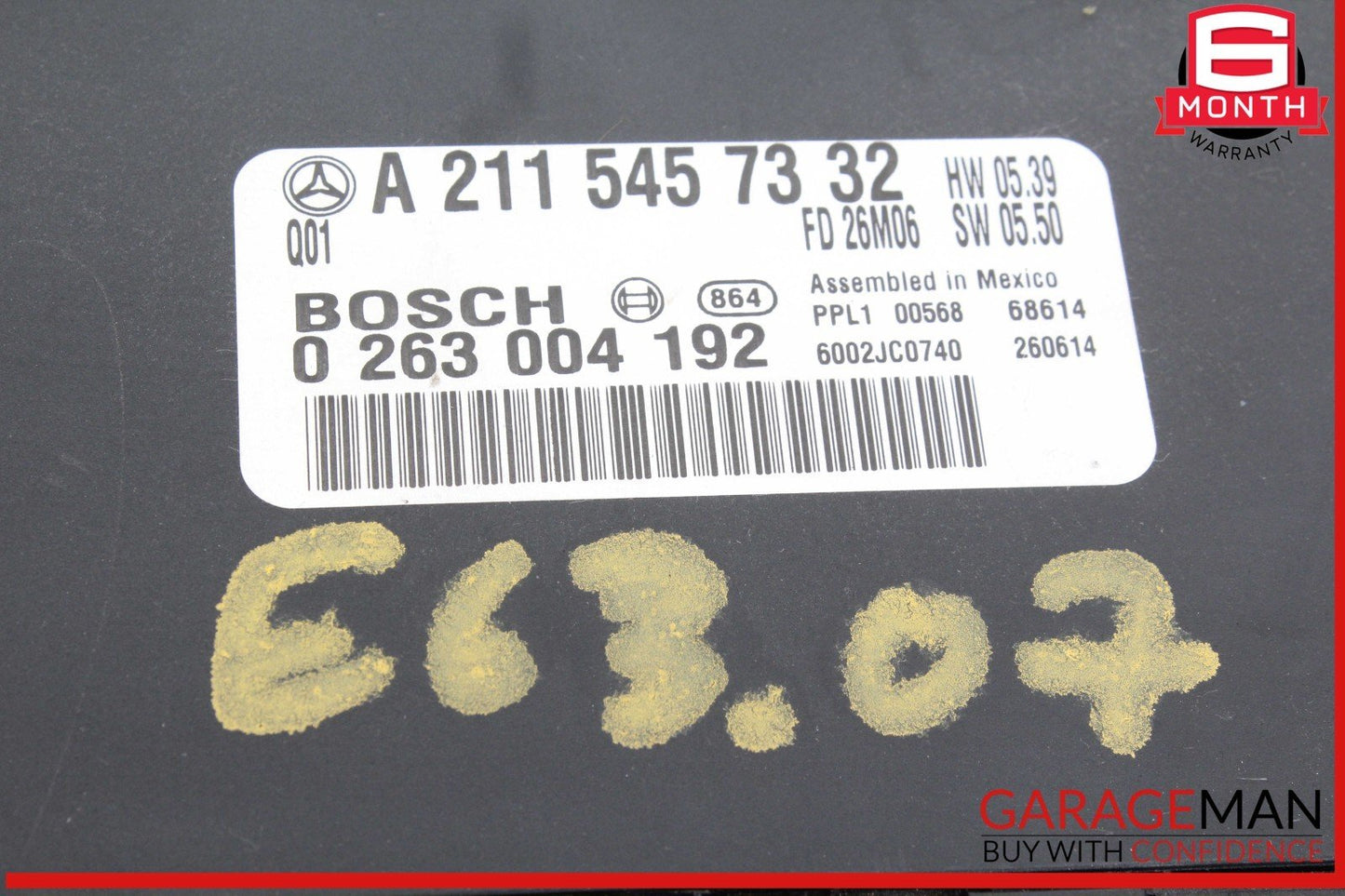 07-08 Mercedes W211 E63 AMG E350 E550 Parking Distance Control Module Unit OEM