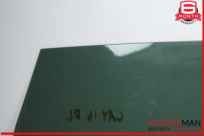 11-18 Porsche Cayenne 958 Rear Left Driver Side Door Window Glass OEM