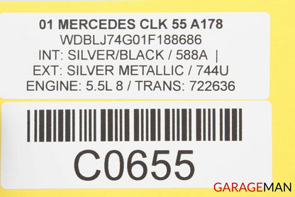 98-03 Mercedes W208 CLK320 CLK55 AMG Rear Right Side Seatbelt Seat Belt Buckle