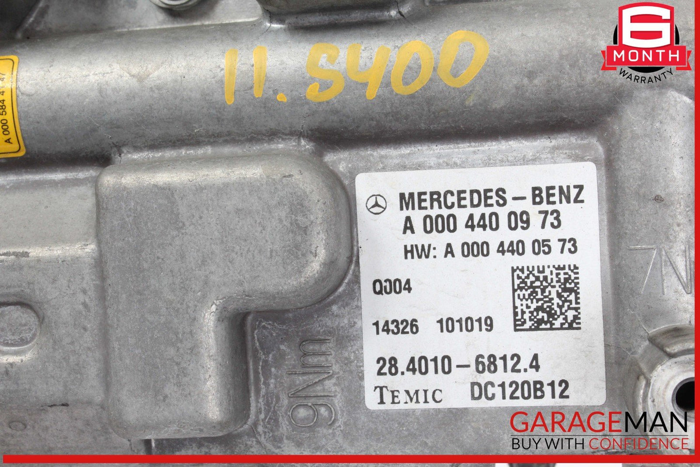 10-13 Mercedes S400 Hybrid Voltage Converter Control Module 0004400973 OEM