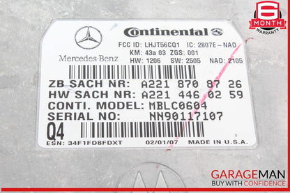 Mercedes X164 GL450 4MATIC Voice Communication Control Module 2218708726 OEM