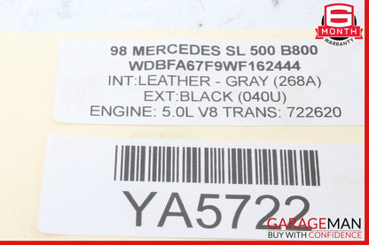 94-02 Mercedes R129 SL500 SL320 Right Top Convertible Hydraulic Valve Block OEM