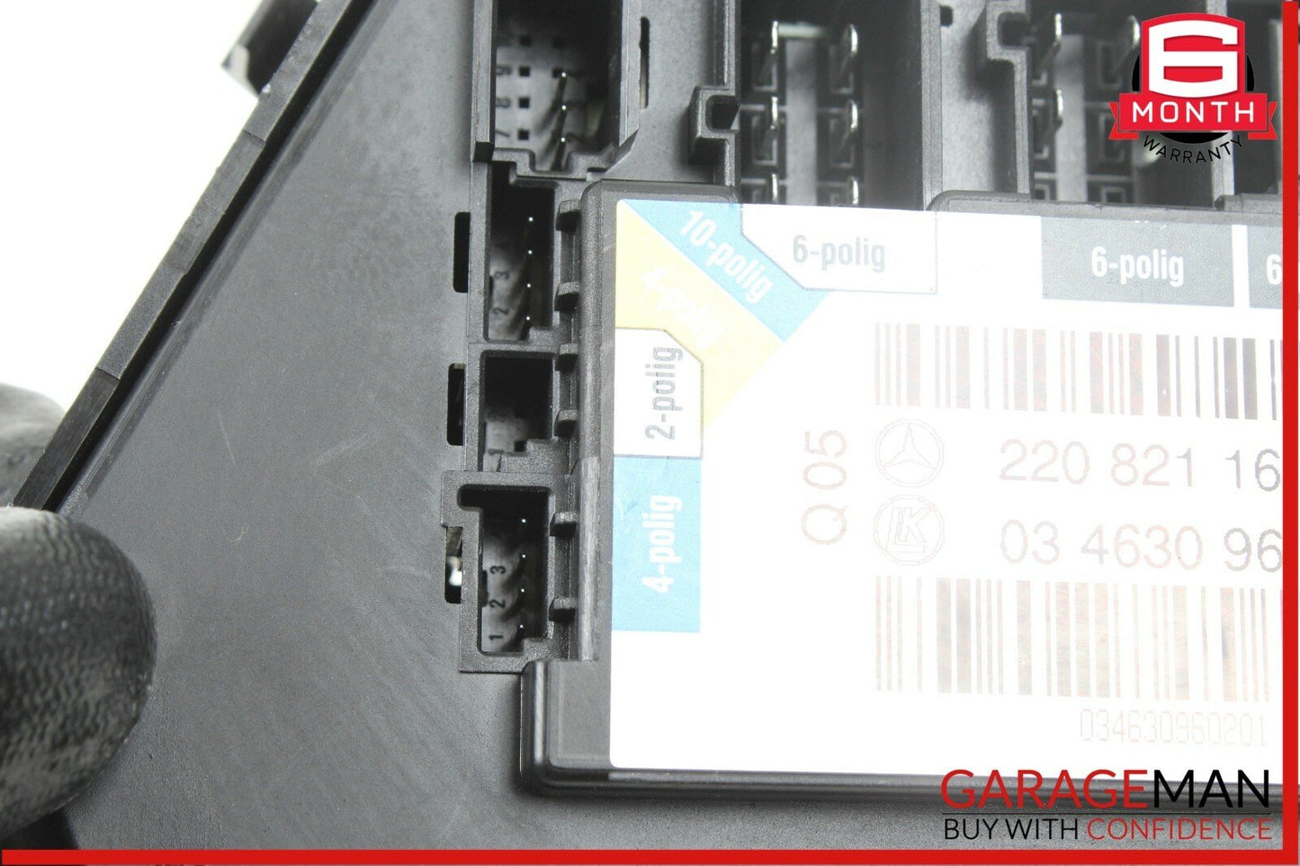 00-06 Mercedes W220 S500 Rear Right Passenger Side Seat Switch Control Module