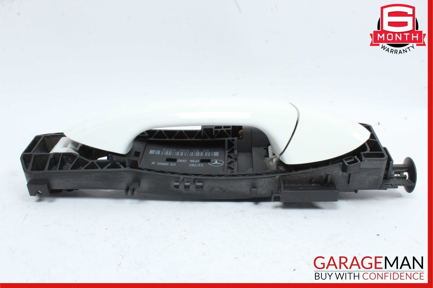 12-14 Mercedes W204 C300 C250 Sedan Right Side Exterior Door Handle White