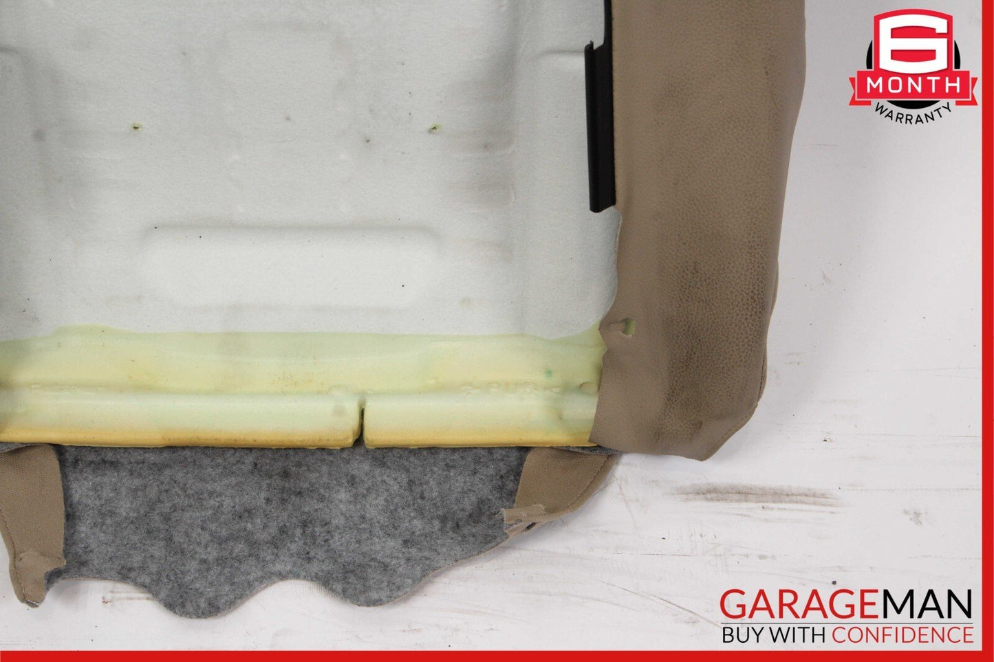10-15 Mercedes X204 GLK350 Front Left Top Upper Seat Cushion Cover Brown OEM