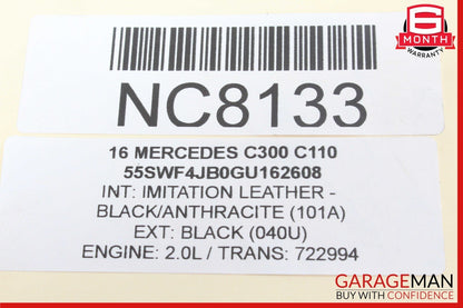 08-20 Mercedes W205 C300 Rear Left or Right Lower Suspension Control Arm OEM