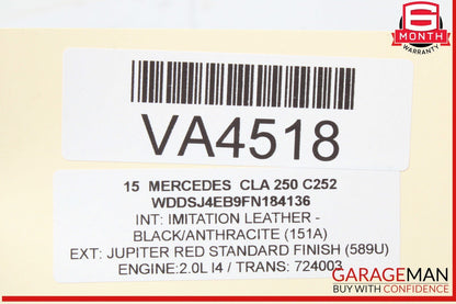 13-20 Mercedes W117 CLA250 Engine Motor Alternator Generator 0009061903 OEM