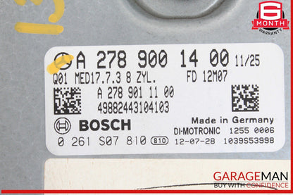 12-16 Mercedes X166 GL450 ECU ECM Engine Computer Control Module Unit OEM