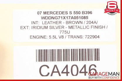 07-09 Mercedes W221 S550 S63 AMG Rear Left or Right Door Speaker 2218203702 OEM
