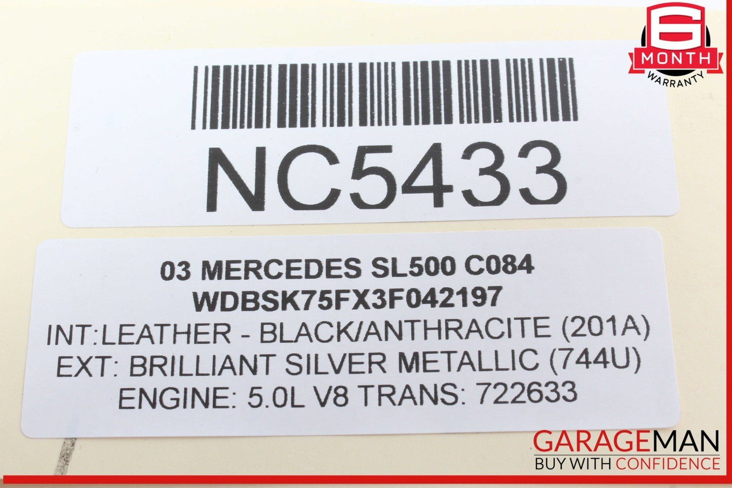 03-12 Mercedes R230 SL500 SL55 AMG Front Left Under Seat Control Module Unit OEM