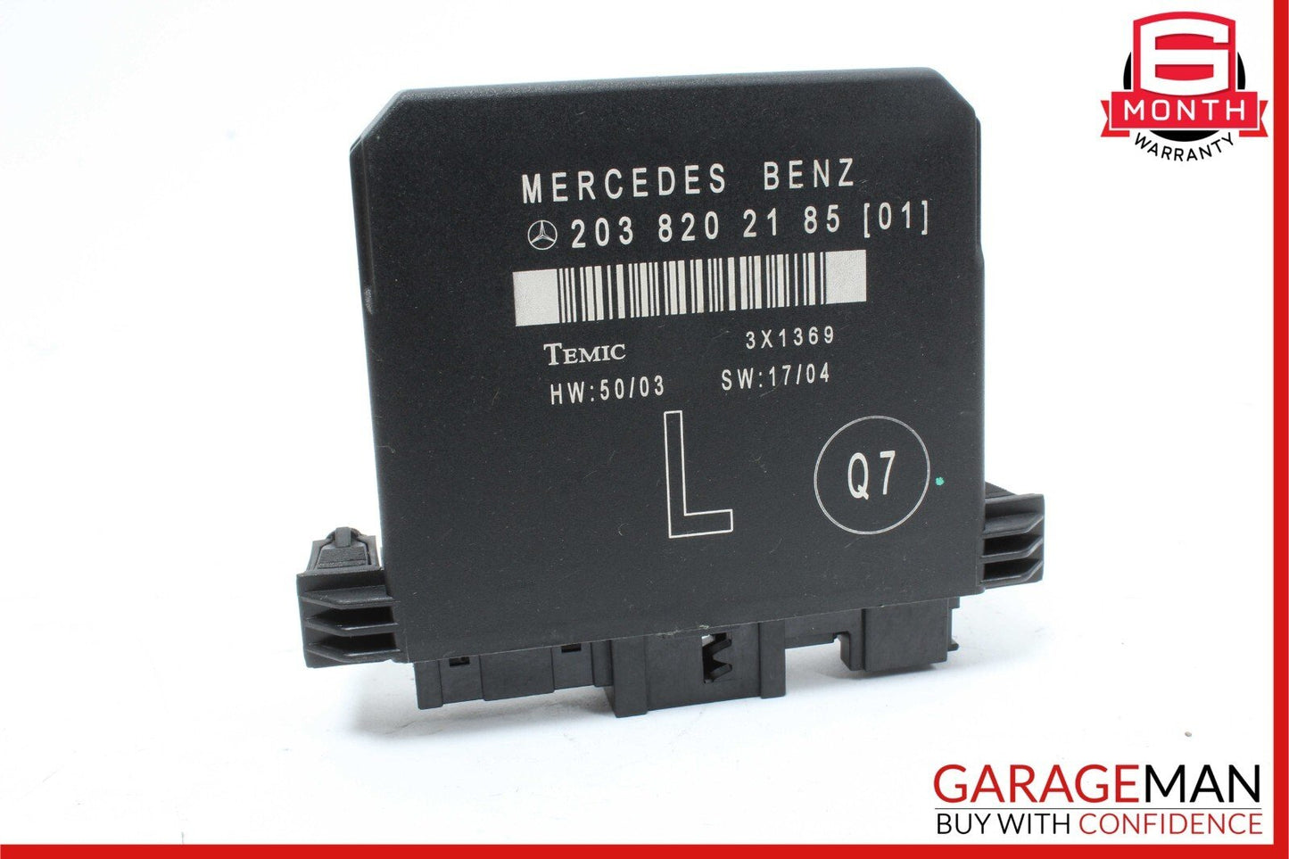 01-07 Mercedes W203 C230 C320 Rear Left Side Door Computer Control Module A95