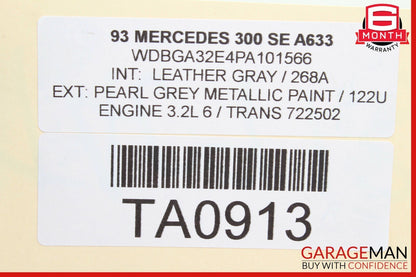 92-99 Mercedes W140 300SD S320 300SE ABS Computer Control Module 0135459232 OEM