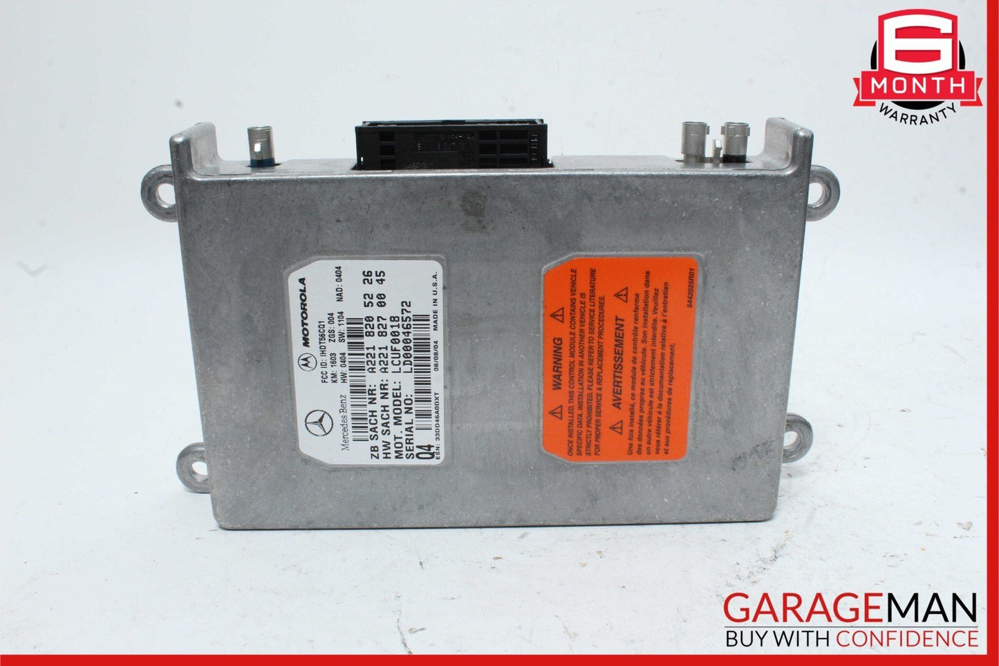 Mercedes S500 R350 SL550 GL450 Voice Communication Control Module Unit