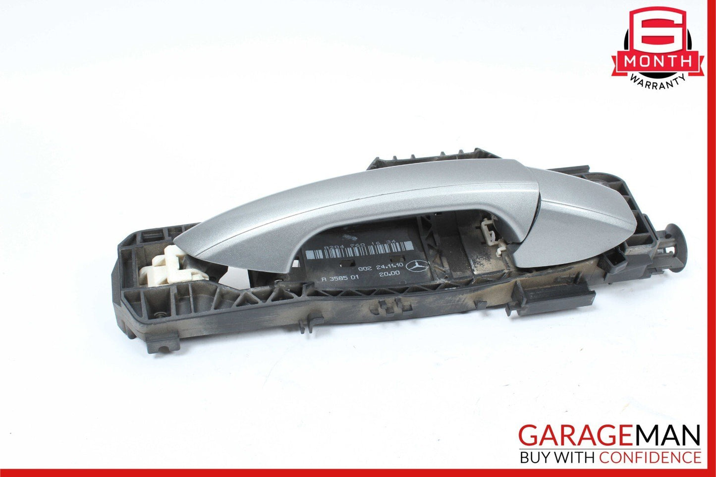10-13 Mercedes W212 E350 Front Right Exterior Door Handle Silver OEM