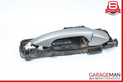 10-13 Mercedes W212 E350 Front Right Exterior Door Handle Silver OEM