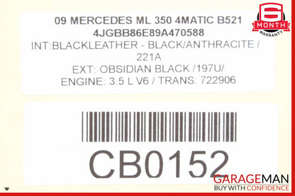 06-19 Mercedes W164 ML350 GL350 GLS550 Rear Left or Right Air Bag Shock OEM
