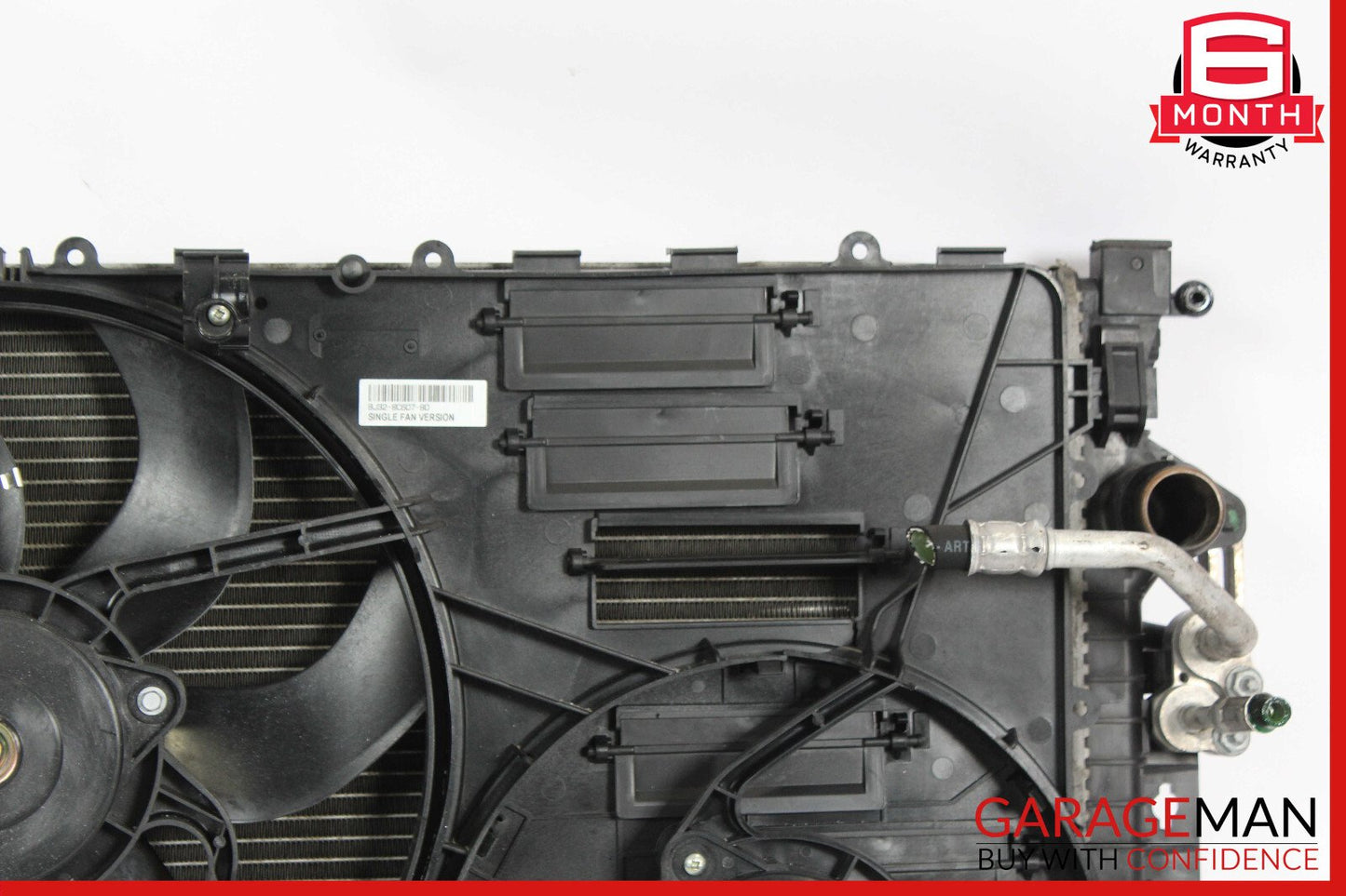 12-15 Land Rover Range Rover Evoque L538 Engine Cooling Radiator AC Condenser