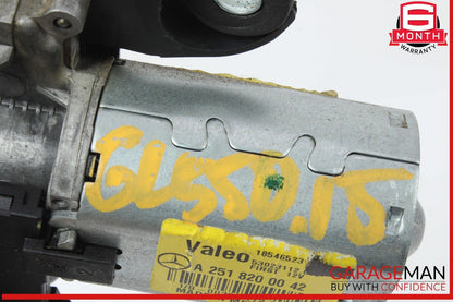 06-19 Mercedes X166 GL550 R550 ML450 Rear Windshield Glass Wiper Motor OEM