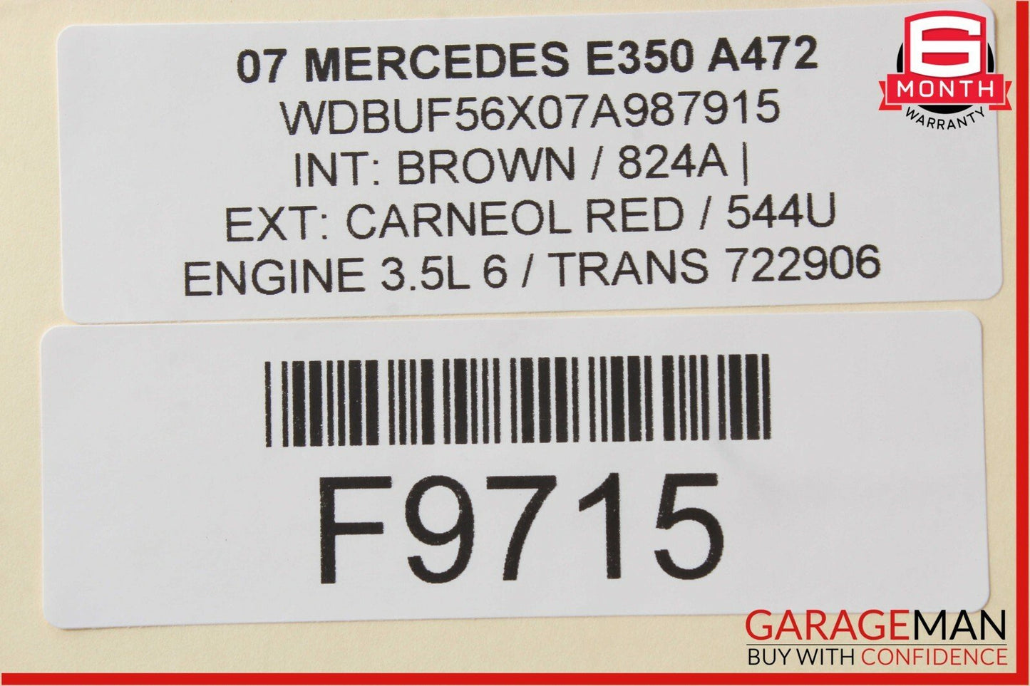07-11 Mercedes W211 E350 E550 E63 AMG Top Roof Shark Fin GPS Antenna Silver