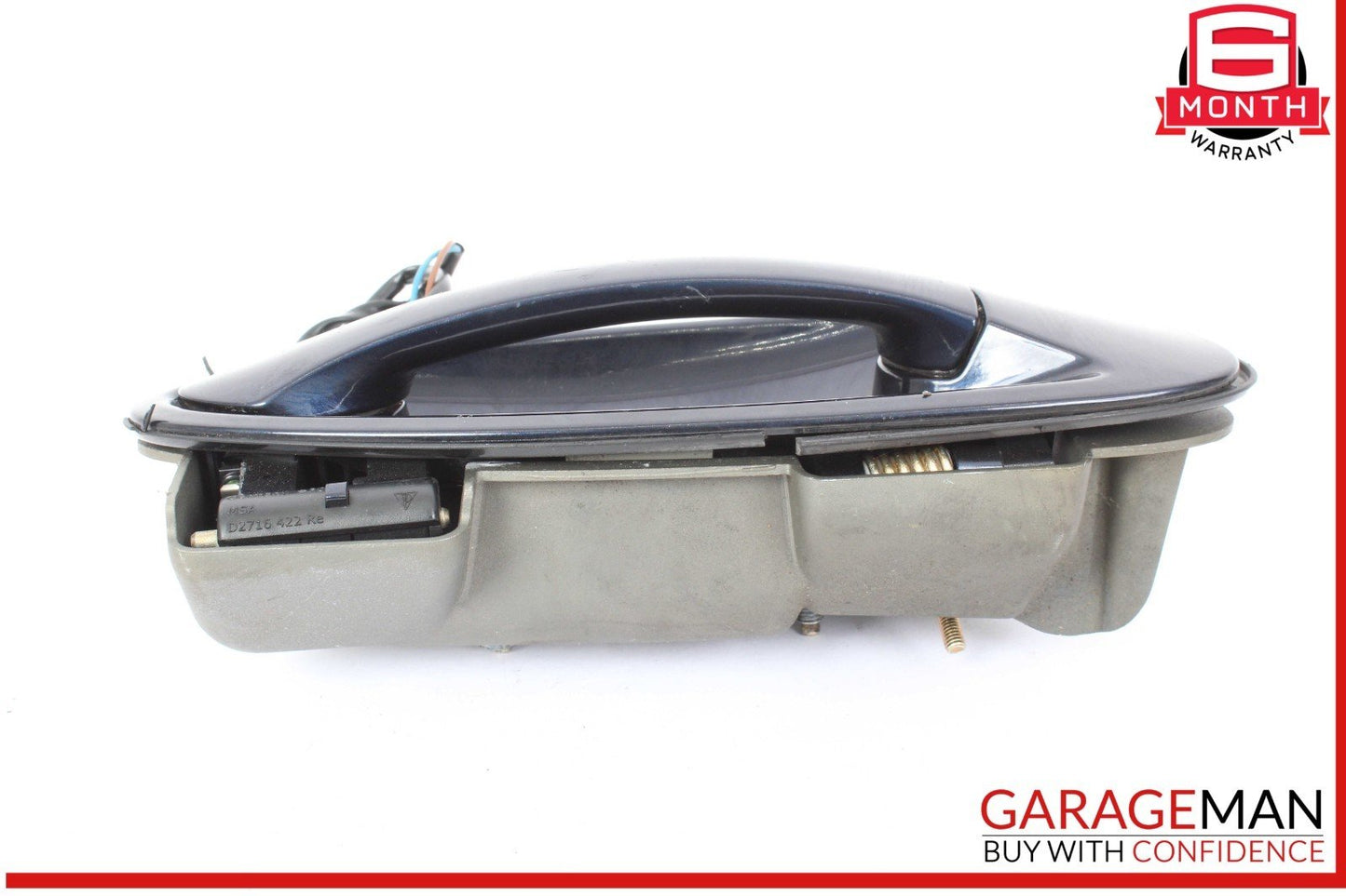 05-12 Porsche Boxster 987 Front Right Passenger Side Exterior Door Handle Blue