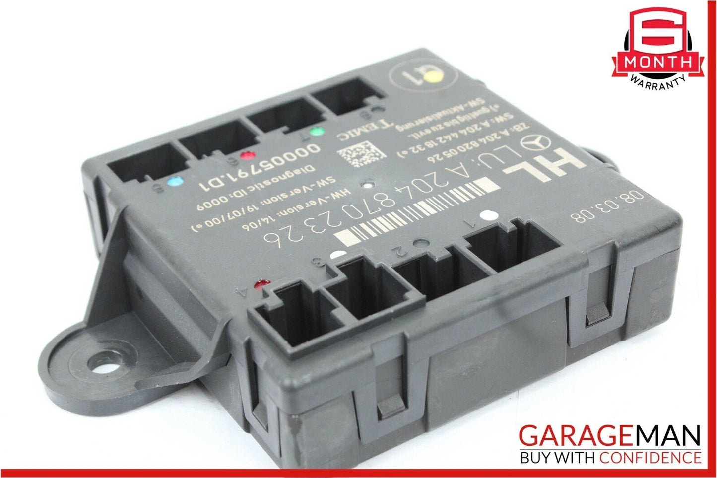 08-14 Mercedes W204 C300 C63 AMG Rear Left Side Door Controller Module Unit