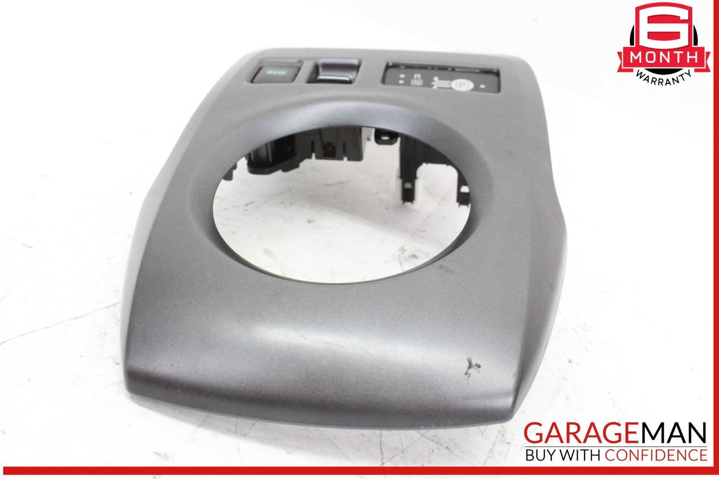 18-24 Nissan Leaf Front Center Console Shift Panel Bezel Trim Cover Gray OEM