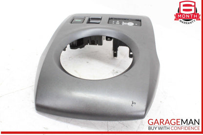 18-24 Nissan Leaf Front Center Console Shift Panel Bezel Trim Cover Gray OEM