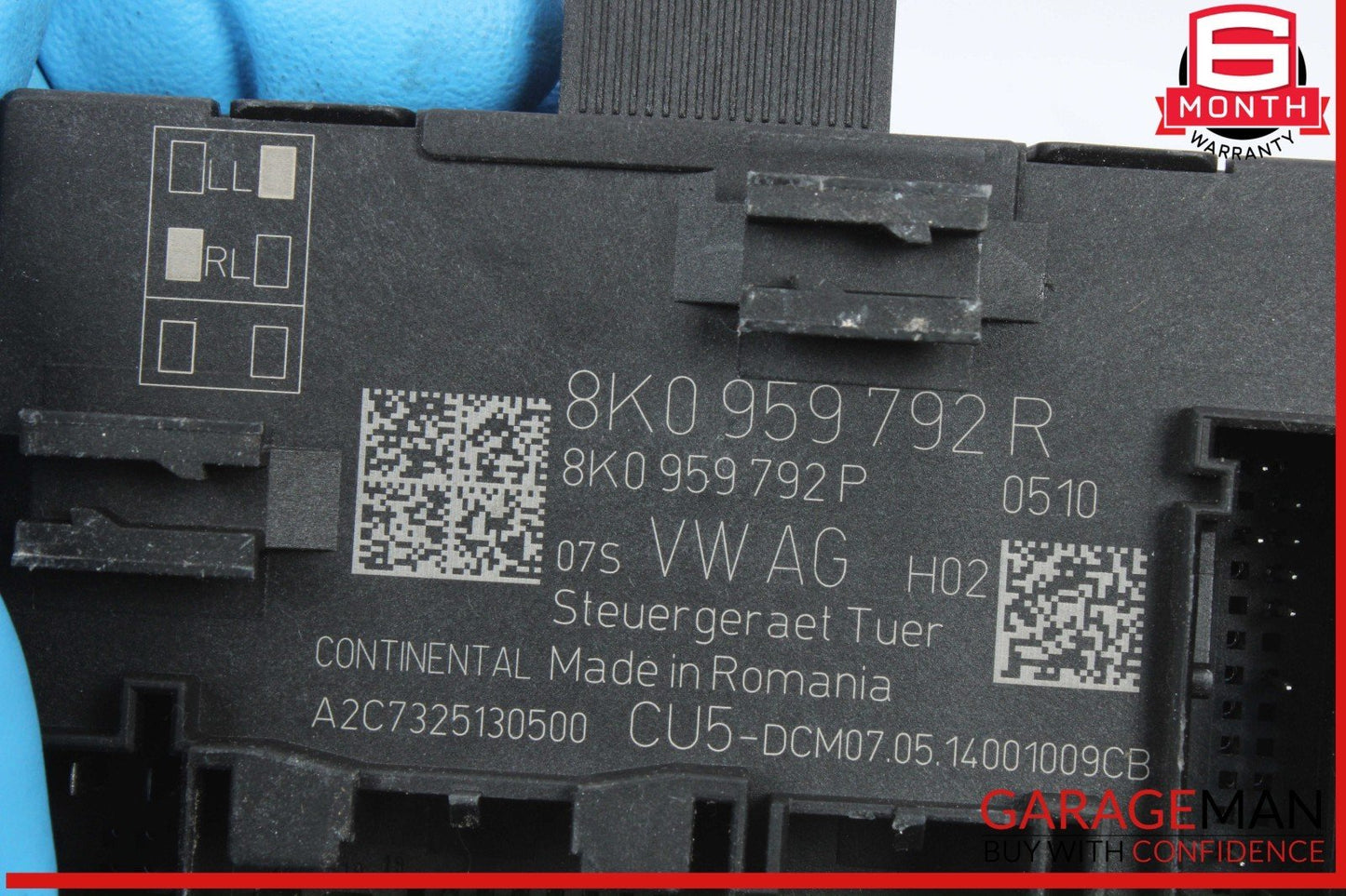 13-17 Audi SQ5 Q5 Front Right Passenger Side Door Control Module Unit 8K0959792R
