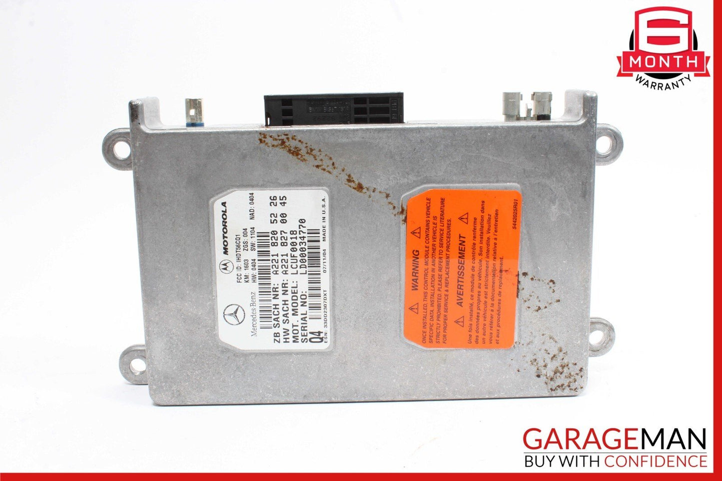 00-12 Mercedes S55 CLK320 S430 SL500 Voice Communication Control Module OEM