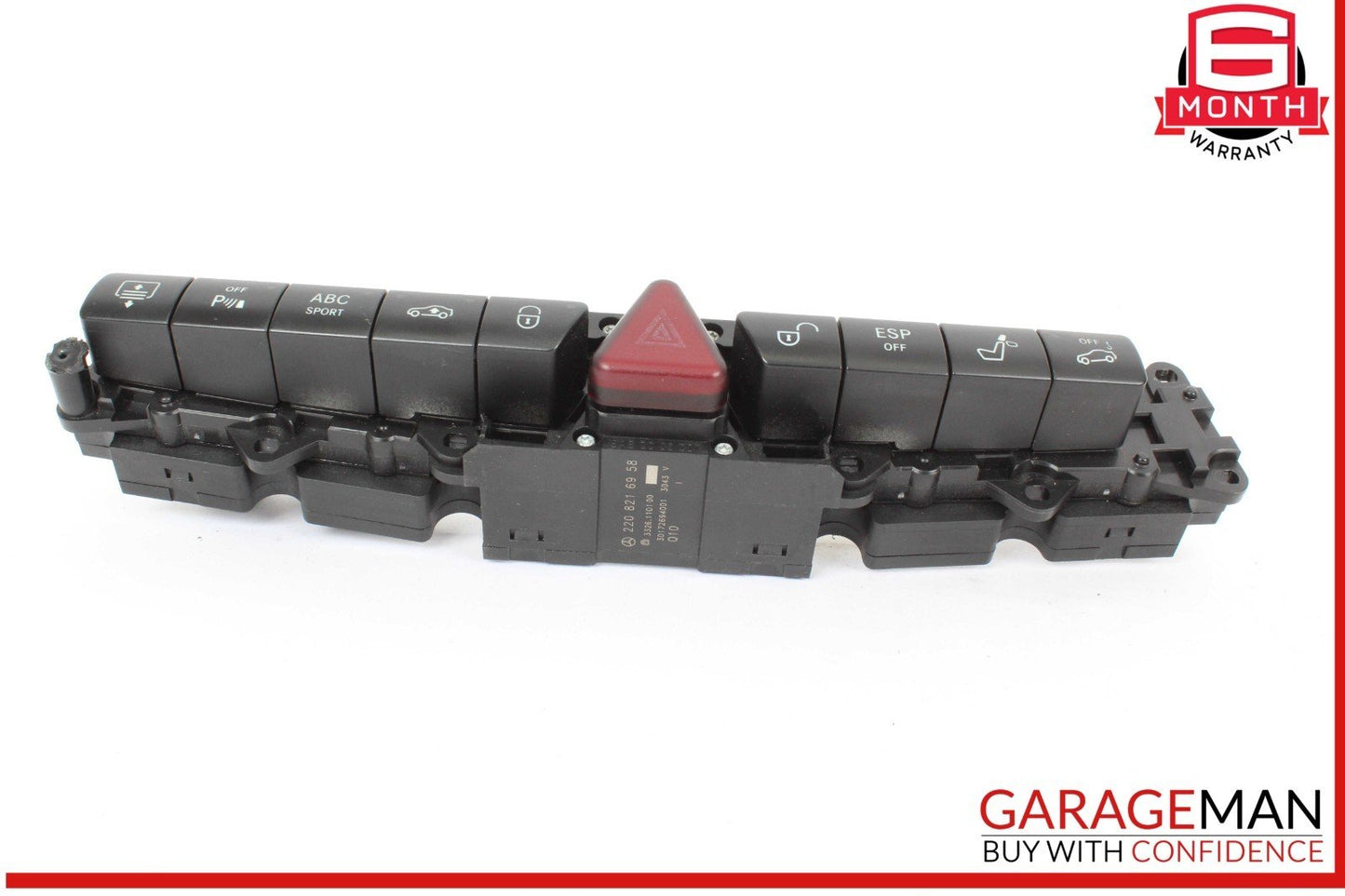 03-06 Mercedes W220 S55 AMG S430 Center Dash Switch ESP Hazard Door Lock OEM