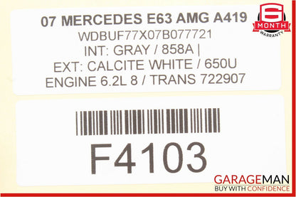 03-09 Mercedes W211 E500 E63 AMG CLS500 Rear Door Keyless Go Control Module OEM