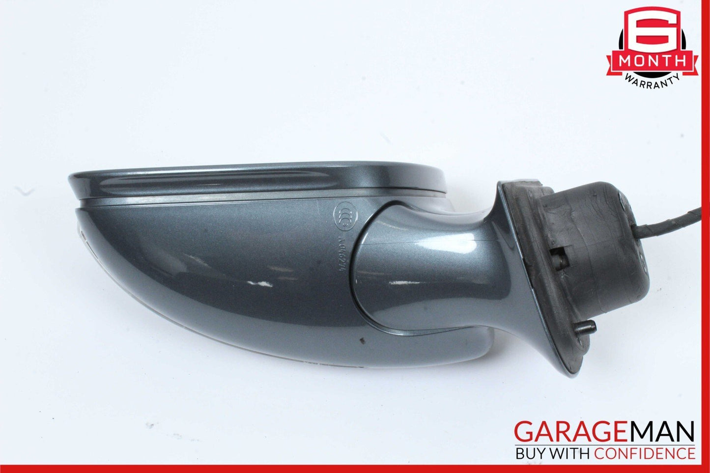 07-09 Mercedes W211 E320 E350 Front Left Side Door Mirror Rear View Grey OEM