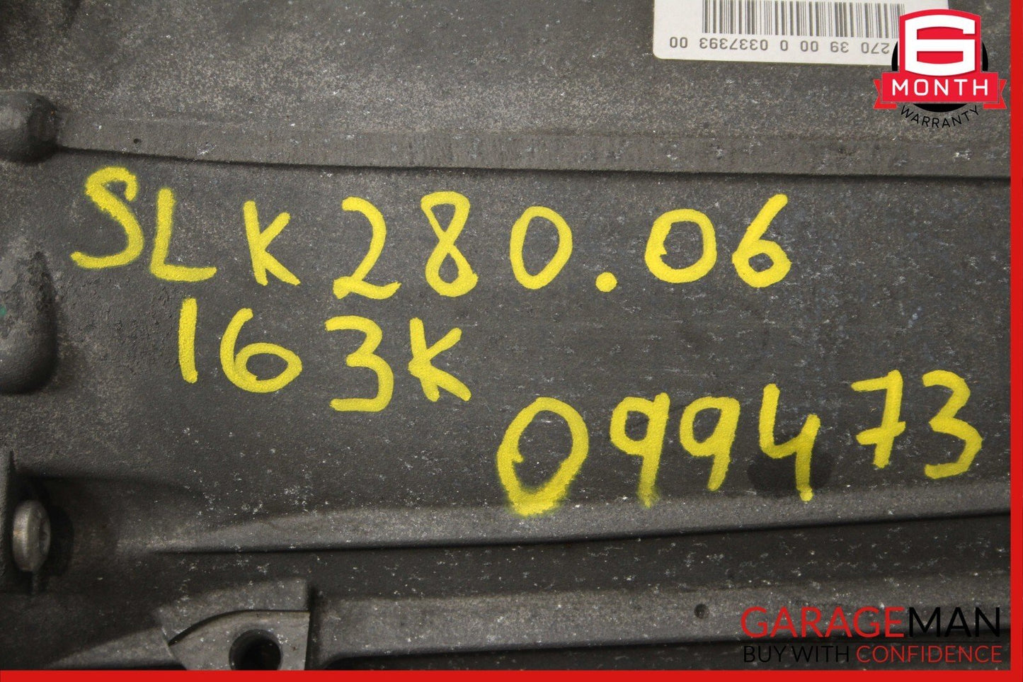 06-11 Mercedes SLK280 C280 7G Automatic Transmission Assembly 722.999 RWD 163k