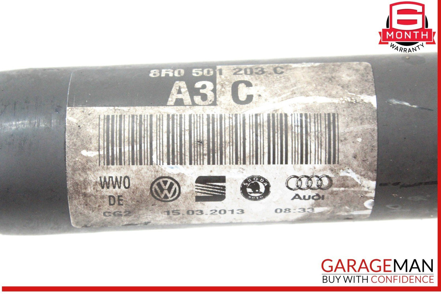 12-18 Audi A7 A6 SQ5 Rear Left or Rear Right Side CV Axle Shaft 8R0501203C OEM