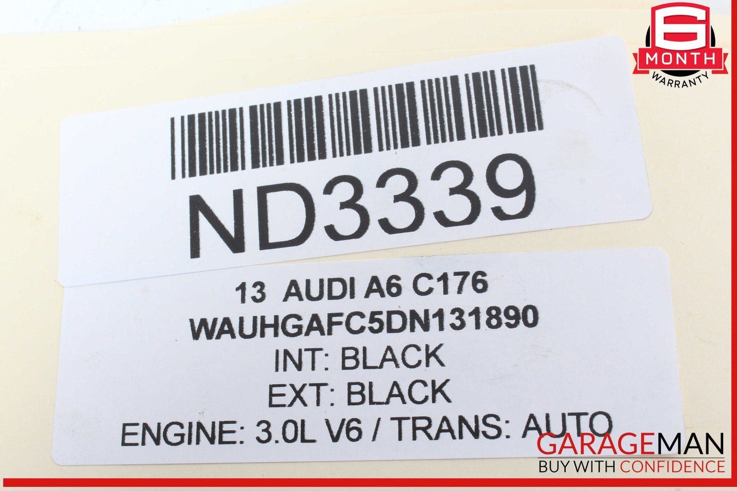 12-18 Audi A6 Power Brake Booster Master Cylinder w/ Reservoir 4G1612103 OEM