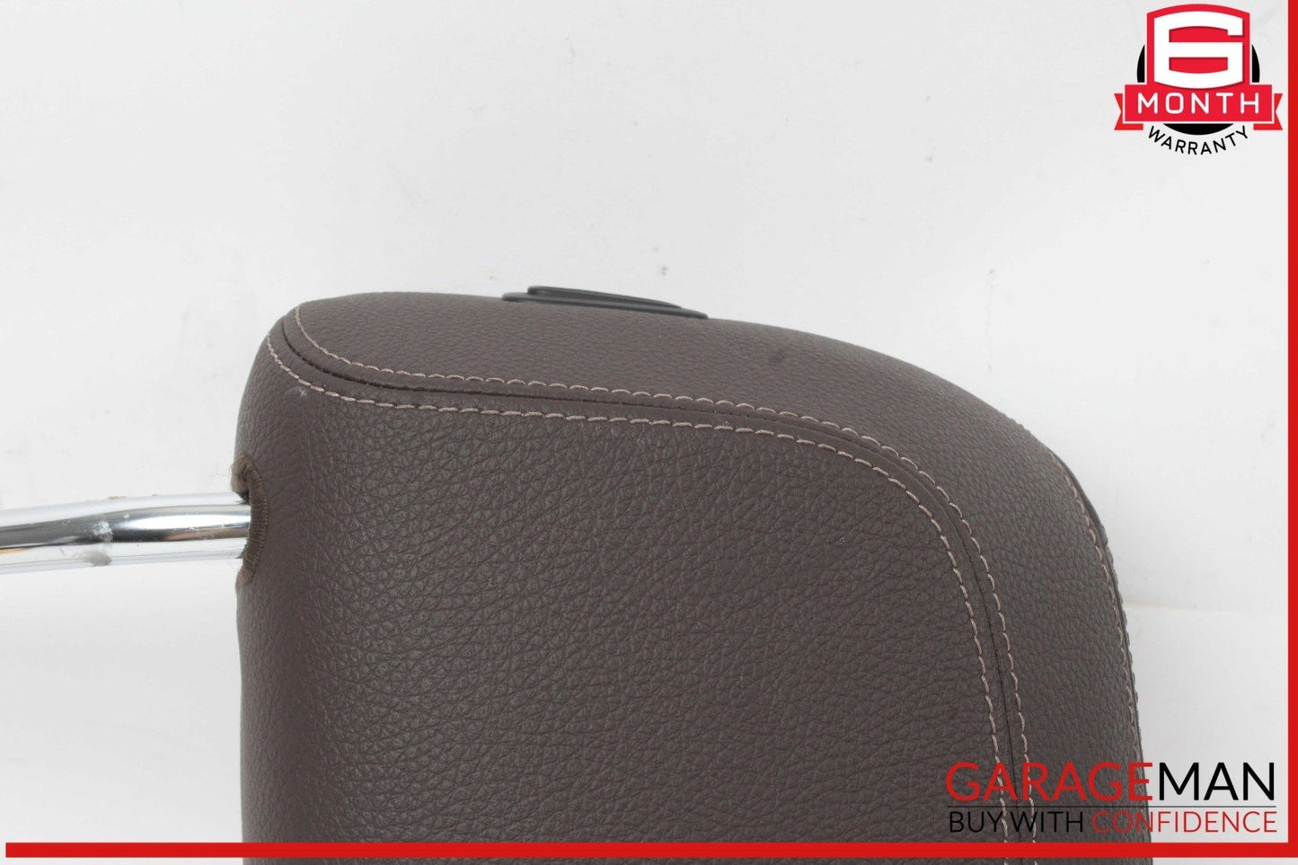 14-18 BMW X5 F15 Front Left or Right Seat Headrest Head Rest Leather Brown OEM