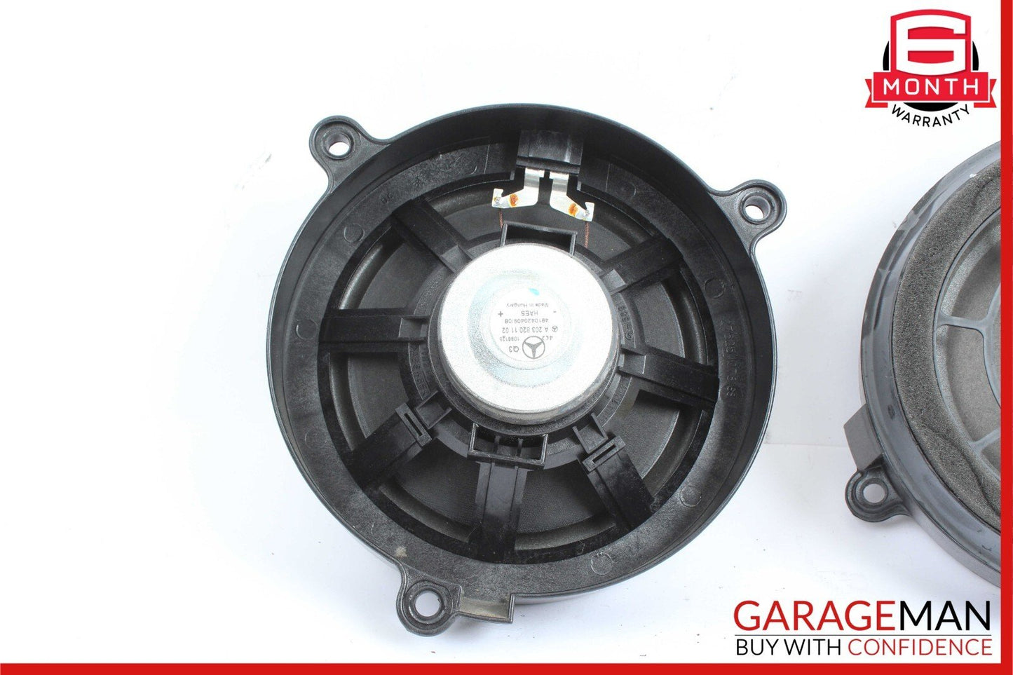 01-07 Mercedes W203 C230 C32 AMG Front Right & Left Side Door Audio Speaker Set