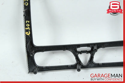 01-04 Mercedes W203 C230 Coupe Center Dash Radio Bezel Trim Panel Carbon Fiber